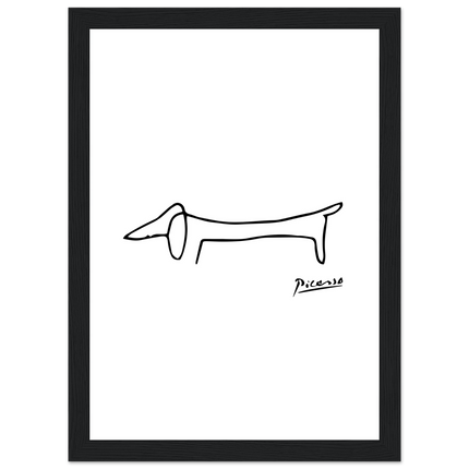 Pablo Picasso Dachshund Dog (Lump) Artwork Poster