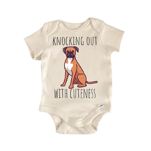Bulldog French - Baby Boy Girl Clothes Infant Bodysuit Funny Cute Newborn