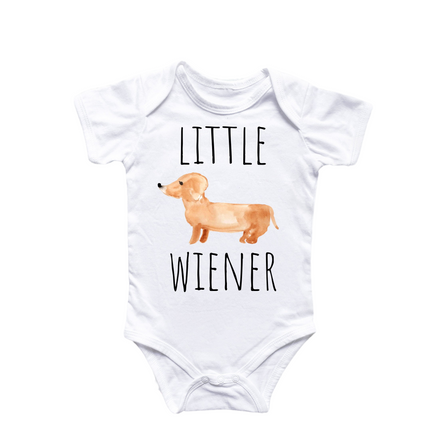 Wiener Dog Dachshund - Baby Boy Girl Clothes Infant Bodysuit Funny Cute Newborn