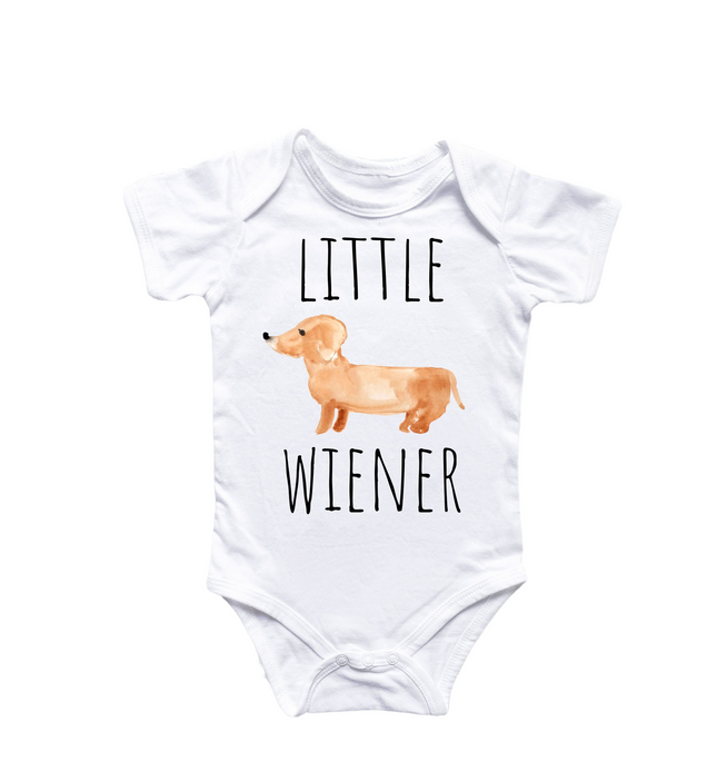 Wiener Dog Dachshund - Baby Boy Girl Clothes Infant Bodysuit Funny Cute Newborn