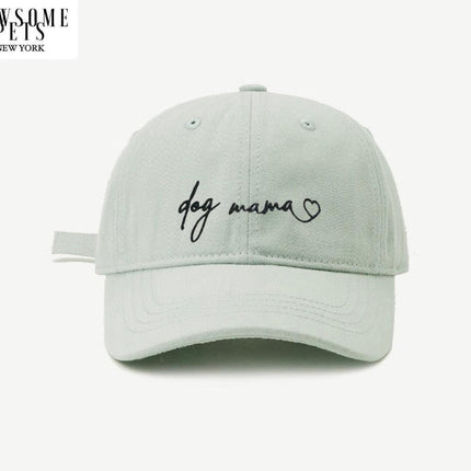 Dog Mom Hat - Mint Green