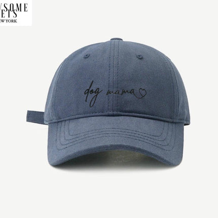 Dog Mom Hat - Navy Blue