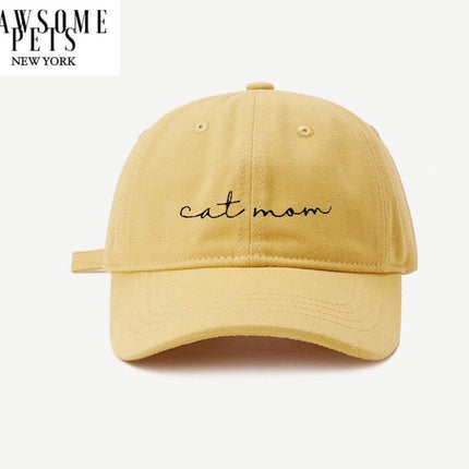 Cat Mom Hat - Yellow