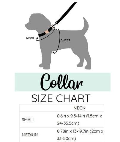 Small Size Dog & Cat Collar - Moon Blue