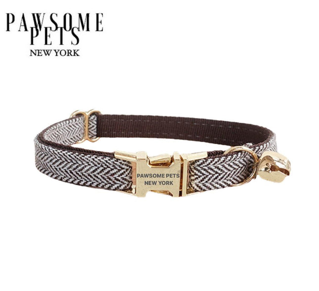 Small Size Dog & Cat Collar - Umber