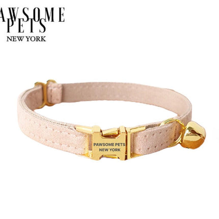 Small Size Dog & Cat Collar - Pinky White