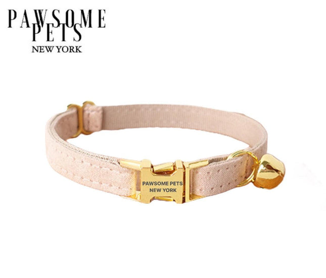 Small Size Dog & Cat Collar - Pinky White
