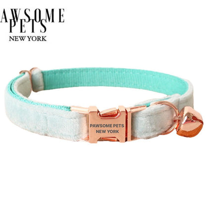 Small Size Dog & Cat Collar - Mint Green Marshmallow
