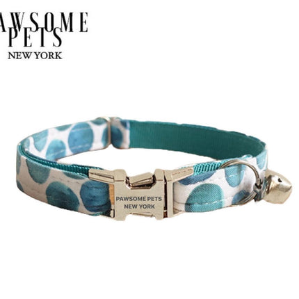 Small Size Dog & Cat Collar - Moon Blue