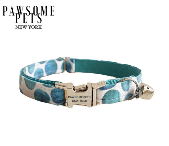Small Size Dog & Cat Collar - Moon Blue