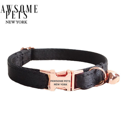 Small Size Dog & Cat Collar - Earth Black