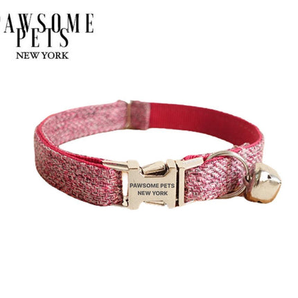 Small Size Dog & Cat Collar - Rose Mauve