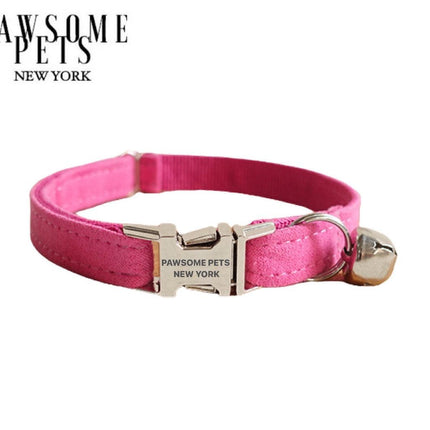 Small Size Dog & Cat Collar - Rose Pink