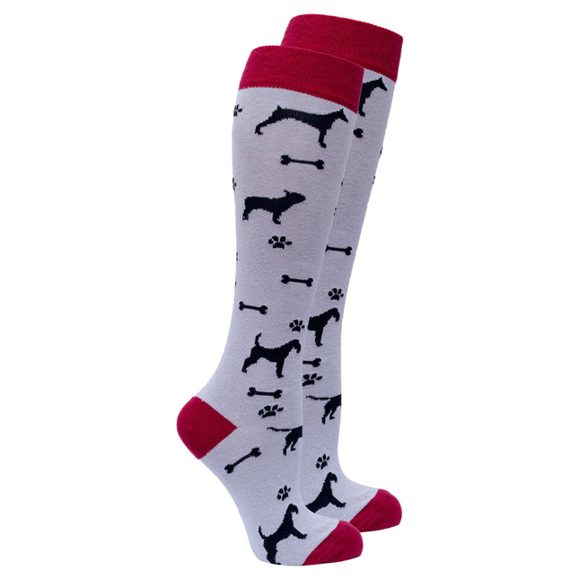 Women's Shadow Dog  Knee High Socks