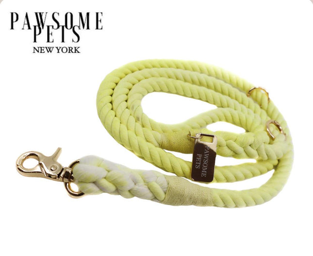 Rope Leash - Lemon