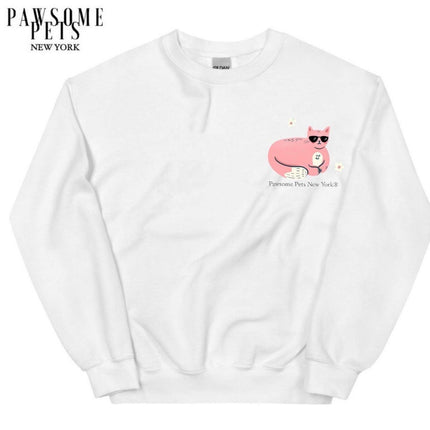 Sweatshirt - Chill Cat(upper Right)