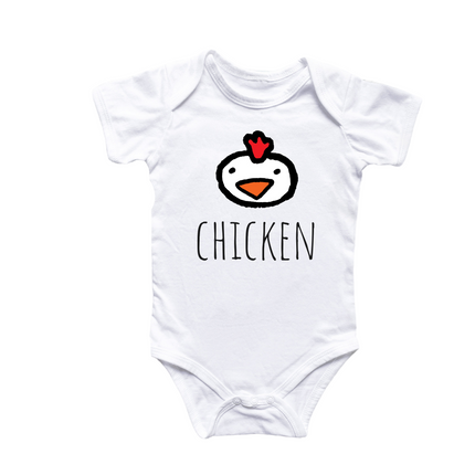 Chicken Farm Doodle - Baby Boy Girl Clothes Infant Bodysuit Funny Cute Newborn