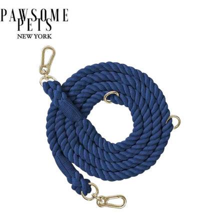 Hands Free Dog Rope Leash - Royal Blue