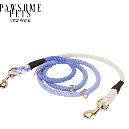 Hands Free Dog Rope Leash - Ombre Light Purple