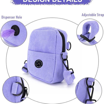 Crossbody Treat Bag - Blue Green