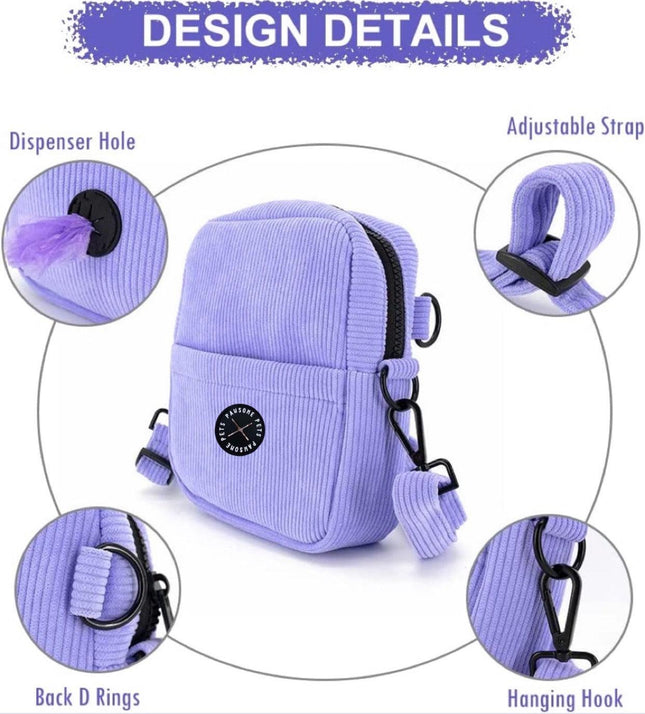Crossbody Treat Bag - Light Pink