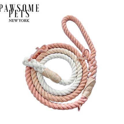Rope Leash - Ombre Coral