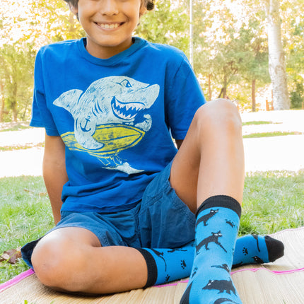 Kids Shadow Cat Socks