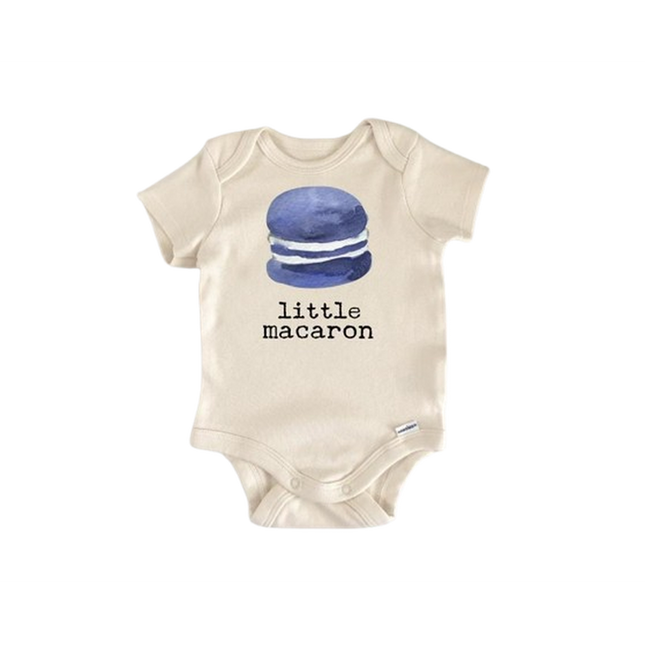 Macaron Baking French - Baby Boy Girl Clothes Infant Bodysuit Funny Cute Newborn