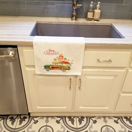 Merry Christmas Goldendoodle Kitchen Towel Set of 2