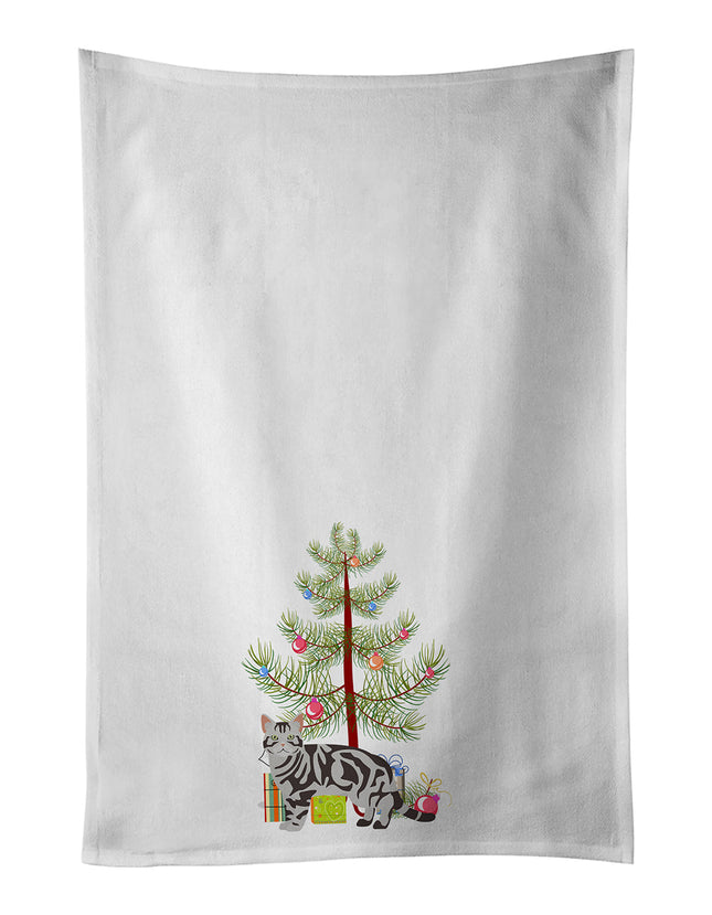 American Shorthair Cat Christmas Kitchen Towel Set of 2