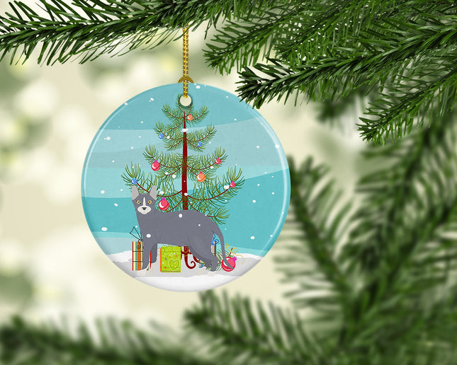 Don Sphynx Cat Christmas Ceramic Ornament