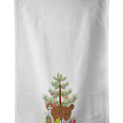 Manx Cat Christmas Kitchen Towel Set of 2