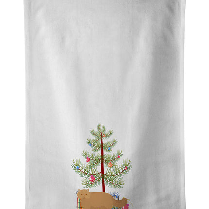 Persian Modern Cat Christmas Kitchen Towel Set of 2