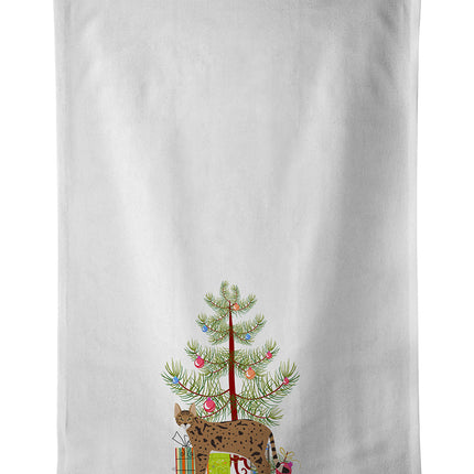 Savannah Cat Christmas Kitchen Towel Set of 2