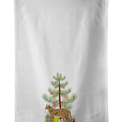 Savannah Cat Christmas Kitchen Towel Set of 2