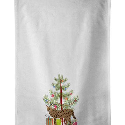 Savannah Cat Christmas Kitchen Towel Set of 2