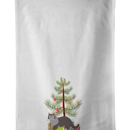 Siberian Forest Cat Christmas Kitchen Towel Set of 2