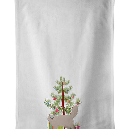 Siberian Forest Cat Christmas Kitchen Towel Set of 2
