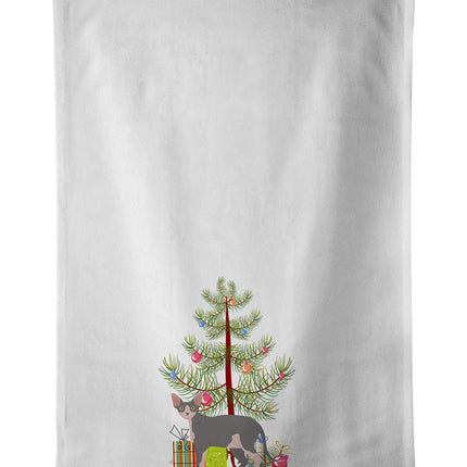 Sphynx Cat Christmas Kitchen Towel Set of 2
