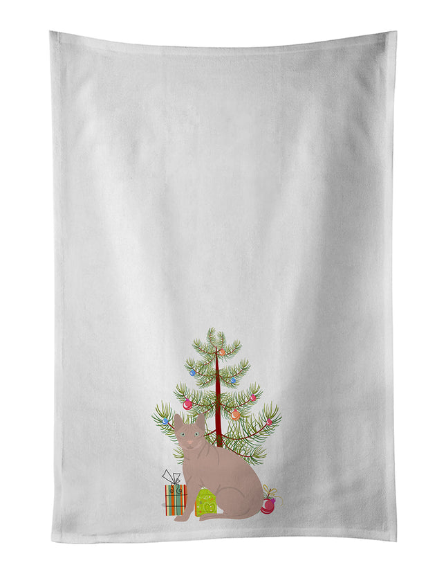 Don Sphynx Cat Christmas Kitchen Towel Set of 2