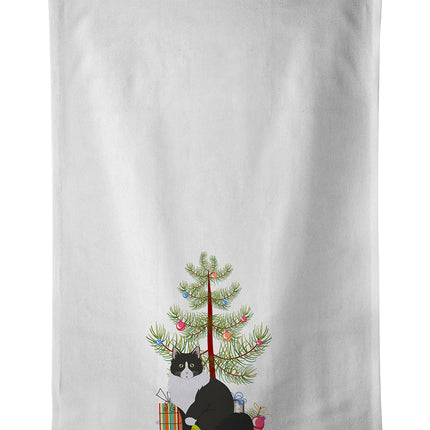 Siberian Forest Cat Christmas Kitchen Towel Set of 2
