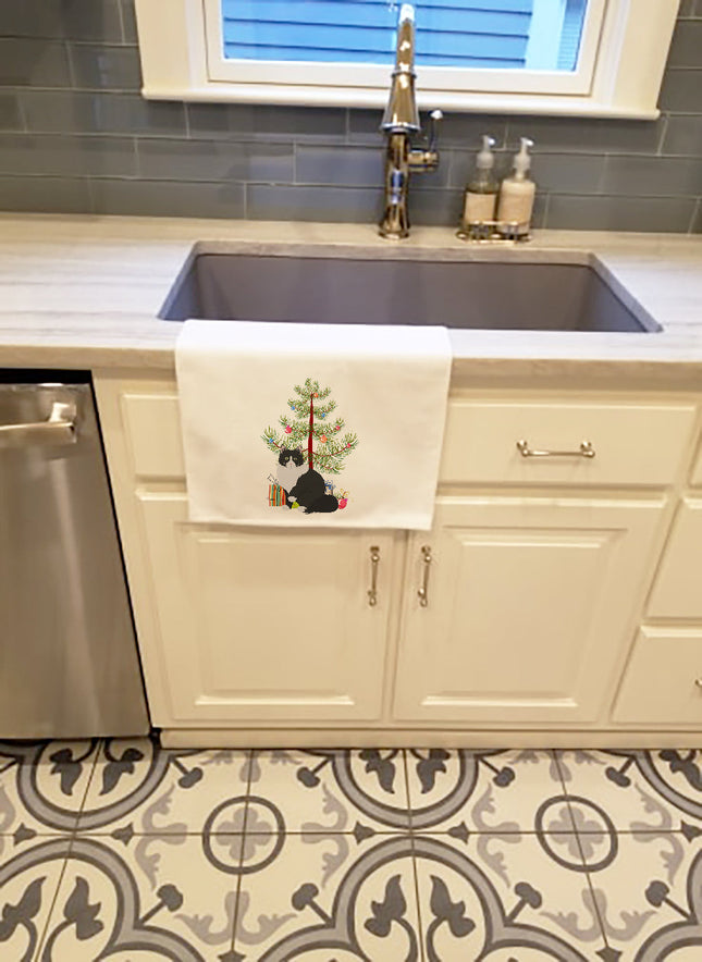 Siberian Forest Cat Christmas Kitchen Towel Set of 2