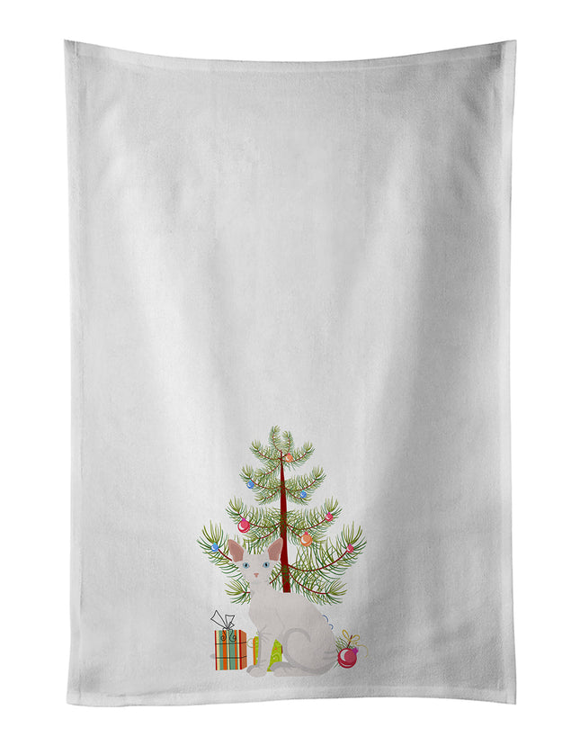 Sphynx Cat Christmas Kitchen Towel Set of 2