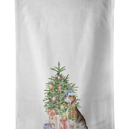 Beagle Christmas Presents and Tree Kitchen Towel Set of 2