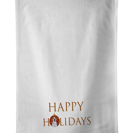 Beagle Tricolor #2 Happy Holidays Kitchen Towel Set of 2