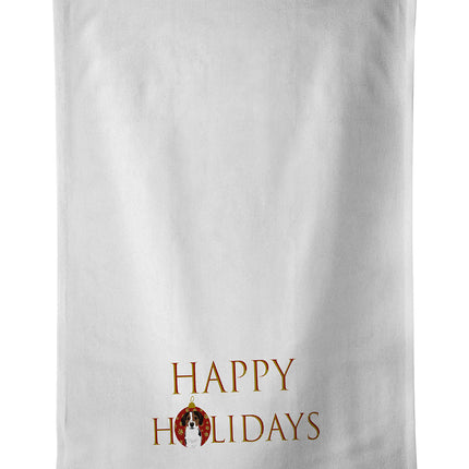 Beagle Tricolor Ticked Happy Holidays Kitchen Towel Set of 2