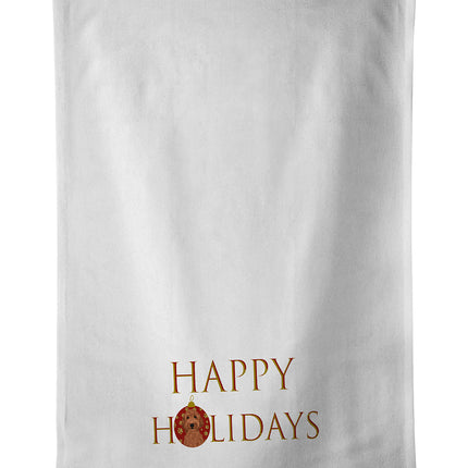 Doodle Liver #3 Happy Holidays Kitchen Towel Set of 2