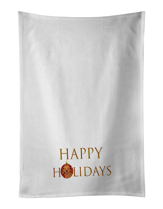 Doodle Liver #4 Happy Holidays Kitchen Towel Set of 2