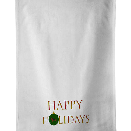 German Shepherd Happy Holidays Kitchen Towel Set of 2