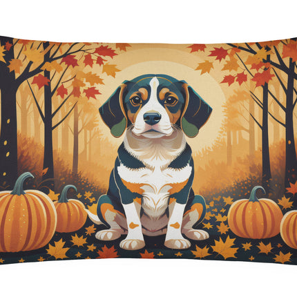 Beagle Fall Throw Pillow